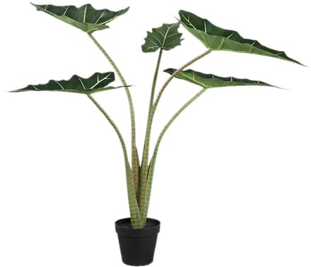 PTMD Bloempot Alocasia - 60x76x80 cm - Polyester - Groen