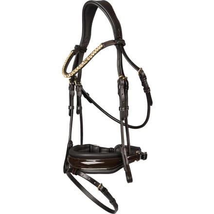 Horka Hoofdstel Filius Bruin/Goud - Full