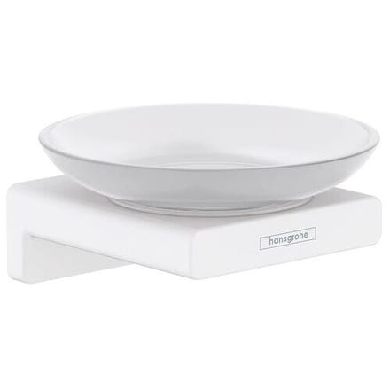 Hansgrohe Addstoris Zeephouder - met schaal - mat wit