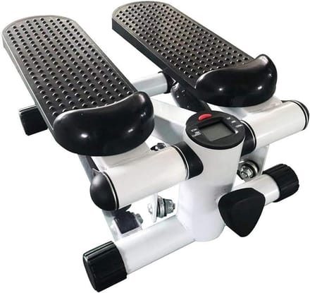 Mini Stepper - Thuis Trainer - Lichaam Trainen - Met Oefenbanden - 100 kg - Zwart