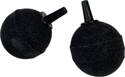 HS Aqua Luchtsteen Bal 30MM Zwart Blister 2 Stuks