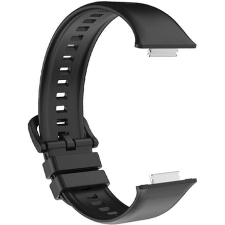 Bracelet de Montre Connectée en Silicone Réglable pour Huawei Watch Fit 2 noir