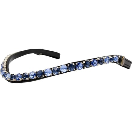 Frontje voor paard met icead blue motief Bridlery