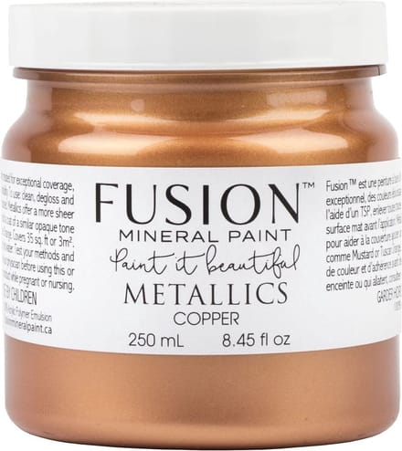 Fusion Metallic paint - Meubelverf - Acrylverf - Koper - 250 ml