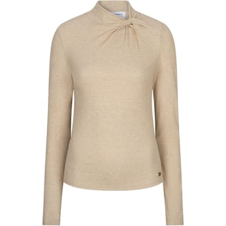 Lofty Manner top havina knotted collar rh10.1 121 sand