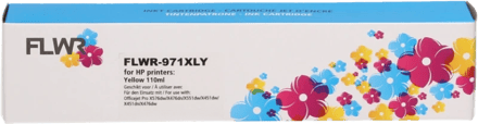 FLWR - Inktcartridge / 971XL / Geel - Geschikt voor HP