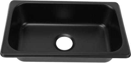 Rectangulaire RV Afwasbak van Grade 304 RVS met Efficiënte 40mm Afvoer, Ideaal voor Boot en Yachten