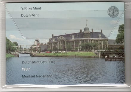 Nederland Jaarset Munten 1987 FDC - Utrecht
