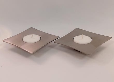 Waxinelichthouder-Waxinelicht-geborsteld-staal-sfeerverlichting