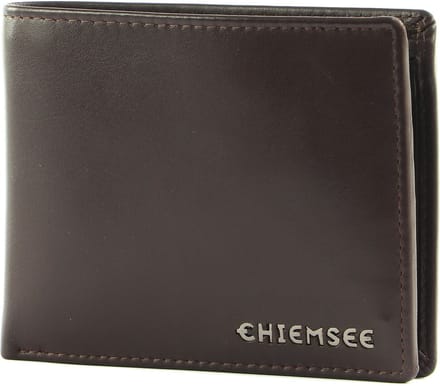 CHIEMSEE Leren Portemonnee Leather Wallet Brown Donkerbruin