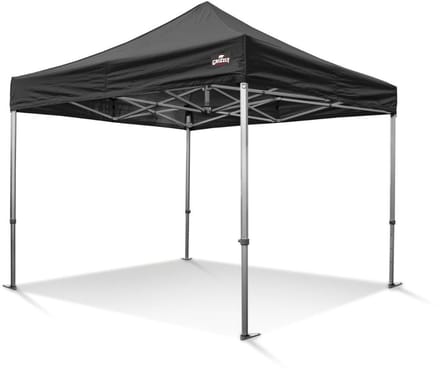Grizzly GO-WORK40 3x3m - Doorwerktent - Aluminium Frame - Zwart Doek