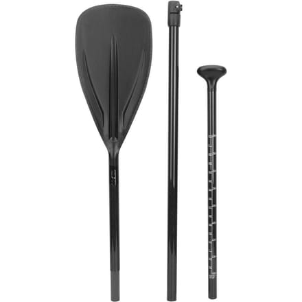 Carbonvezel 3-delige Verstelbare Peddel Stand-up Peddels voor Surfplank Kajak Opblaasbare Boot black