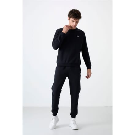 Heren Katoen-Polyester Fleece Sweatshirt en Broeken Set