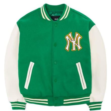 MLB Basic Logo Patch Baseball Jersey Uniseks jersey Groen 3AJPB0121-50GNS L white
