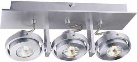 Artdelight - Spot Meist 3 lichts aluminium