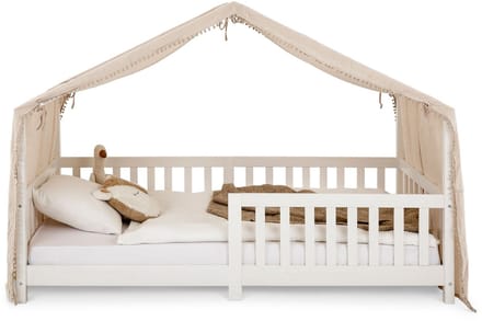 Beddekking voor het LIAN-huisbed met pompons - beige