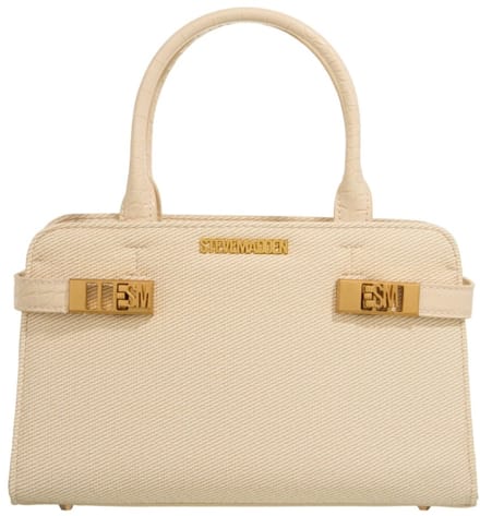 Steve Madden Blorens Bone/ Gold Tote