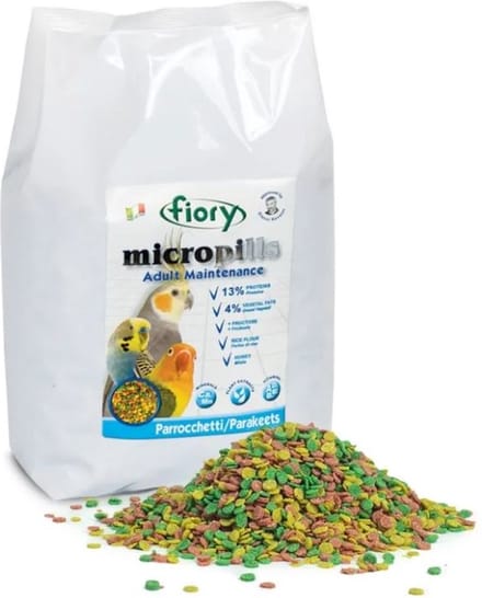 Fiory Micropills Parkietenvoer 2.5kg - Vogelvoer - Voer Parkieten -