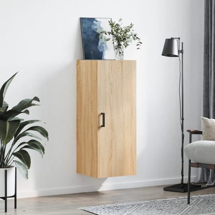 vidaXL - Bovenkast - 34,5x34x90 - cm - sonoma - eikenkleurig