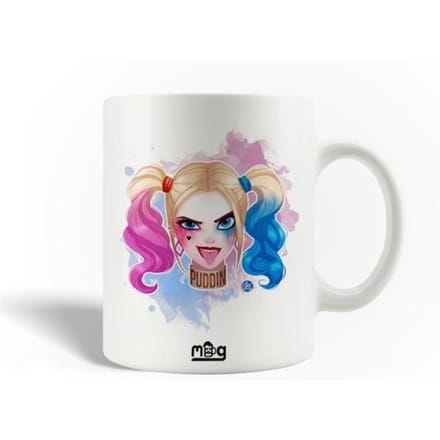 Mug en Céramique Suicide Squad Harley Quinn Puddin Fan Art