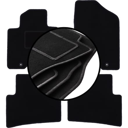 Complete set veloursmatten voor: Kia Sportage IV SUV (2015-)