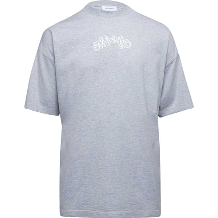 Off White Heren Hl_Music Grafisch T-Shirt Regular (Grijs/Wit)