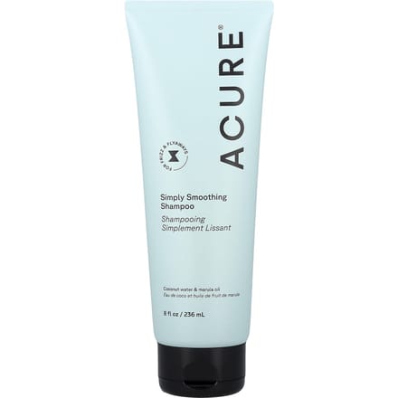 ACURE, Simply Smoothing Shampoo, Kokosnoot & Marula Olie, 236,5 ml (8 fl oz) white