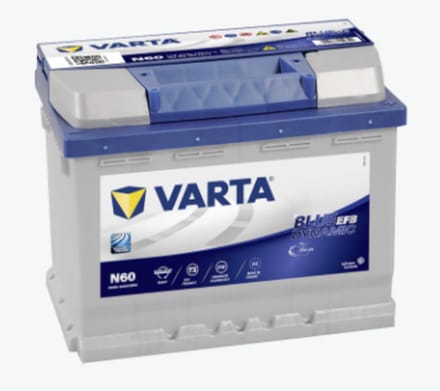 Varta N60 Blue Dynamic 12V 60Ah EFB 560500064D842