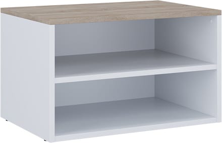 Vicco Betti Ladekast – 60 x 36 cm met 2 compartimenten Wit/Sonoma