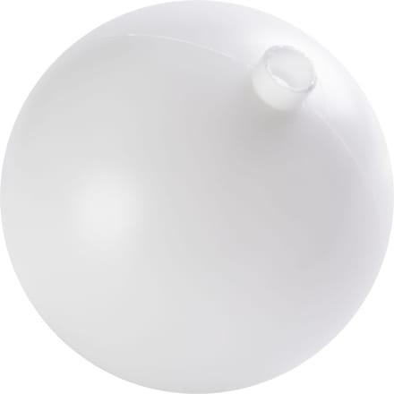 Kunststof kogel met stopcontact, wit - 8 cm