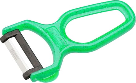 RÖR Solingen Dunschiller – RVS – Lemmet 5 cm – Heft Kunststof – Groen Glitter
