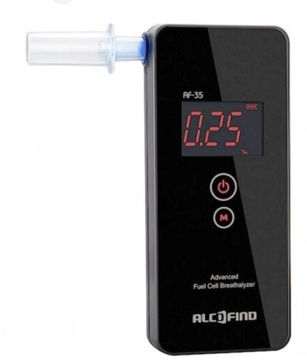 Ademtestapparaat AF-35C AlcoFind Alcoholtester AF-35C - electrochemische sensor - compact