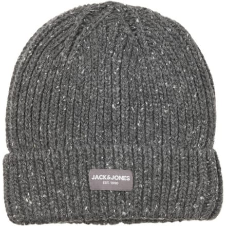 Jack & Jones Heren muts jaccliff beanie grey melange
