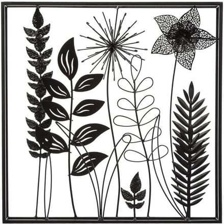 Atmosphera Ella Metalen wandkunst - 40 x 40 cm