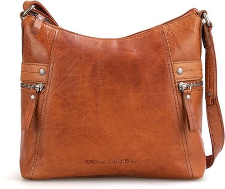 Leren Crossbodytas - Georgia - Brandy Cognac