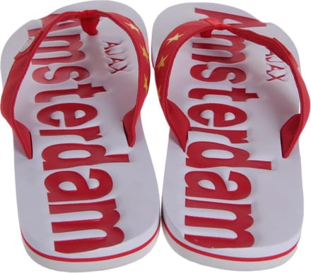 Ajax Slippers - Rood/Wit - Maat 39-40