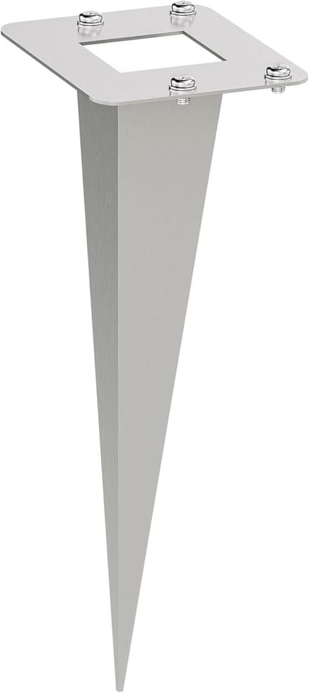 Grondpin - Bodemanker - Tuinverlichting Stabiliseren - Roestvrij Staal - 18cm Lengte - Geborsteld Mat