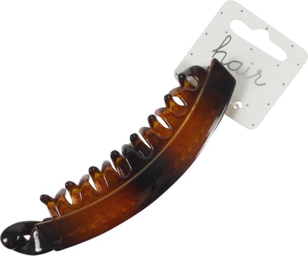 Haarspeld Bananenklem Basis Bruin