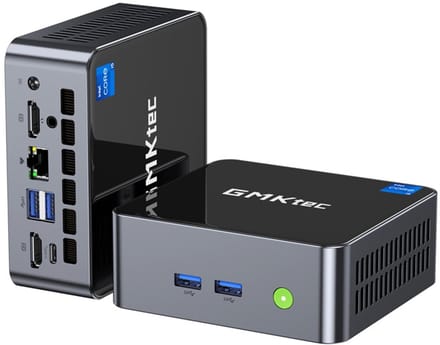 Mini PC GMKtec M3 Intel i5-12450H 16GB RAM + 512GB SSD WIN 11 Pro