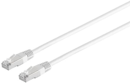 Patchkabel cat 6 S/FTP PIMF Halogenfrei weiß 1m