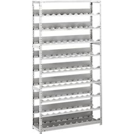 Wijnflessenrek, schroefsysteem, 9 inzetstukken