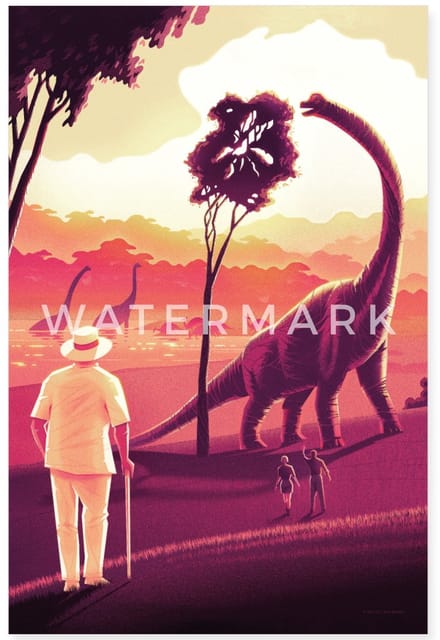 Jurassic Park Brachiosaurus Poster 40x60 cm