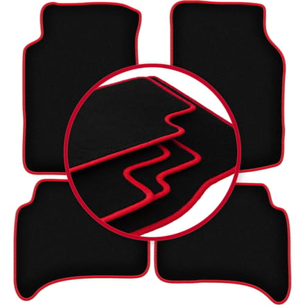 CARLUX-RED automatten voor: Kia Sportage I SUV (1995-2004)