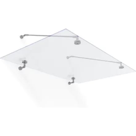 Canopia Taurus Deur En Veranda Luifel 140x90x40cm Helder