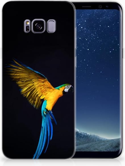 Samsung Galaxy S8 Plus TPU Hoesje Papegaai