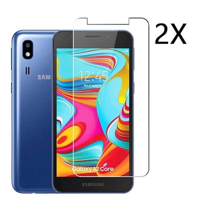 Ntech 2 Stuks Screenprotector Tempered Glass Glazen - Screenprotector Geschikt voor Samsung Galaxy A2 Core