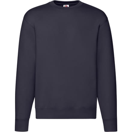 Fruit of the Loom Heren Premium Ingelegd Sweatshirt (Deep Navy)