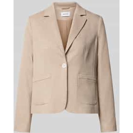 regular fit blazer met reverskraag en knoopsluiting