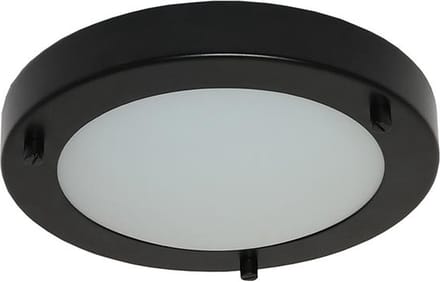 Artdelight - Plafondlamp Yuca Ø 18 cm 10 Watt zwart