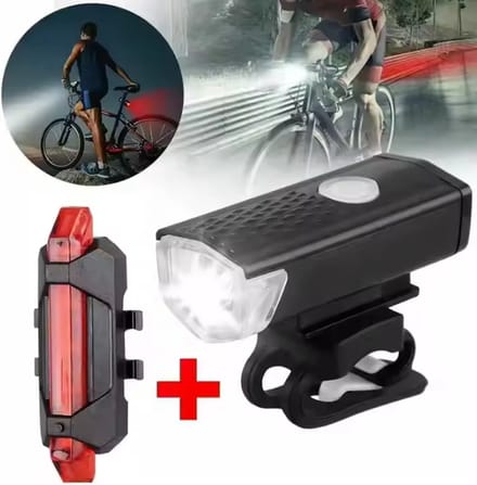 LUKARDIE® Fietsverlichting Set USB Oplaadbaar LED Waterproof 4 Modi Koplamp Achterlicht